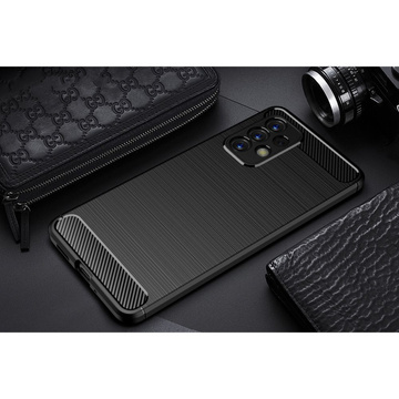 TPUCarbon-Hülle für Samsung Galaxy A33 5G Schwarz