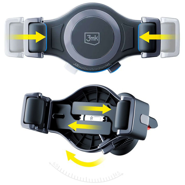 Uchwyt samochodowy do telefonu kratki auta 3mk Memo Hug Car Holder na kratkę na telefon 4.5 - 6.5cali