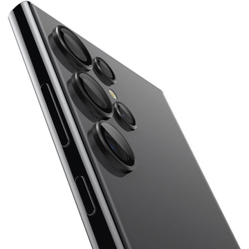 Spigen Optik.tR „EZ Fit“ Kameraschutz 2er-Pack für Samsung Galaxy S24 Ultra Schwarz