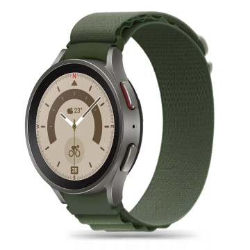 NYLON PRO SAMSUNG GALAXY UHR 4 / 5 / 5 PRO (40 / 42 / 44 / 45 / 46 MM) MILITÄRGRÜN
