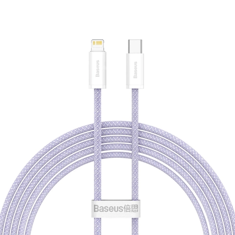 Baseus Dynamic 2 Series Schnellladekabel USB-C - Lightning 20W 480Mbps 2m lila