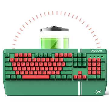 Delux KM17DB Gaming-Tastatur (grün