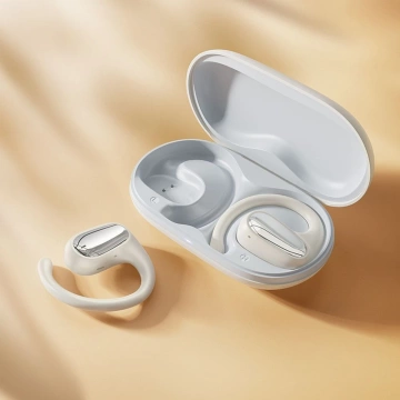 Hoco EA4 TWS Kabellose Bluetooth-Kopfhörer mit offenem Design - Weiß