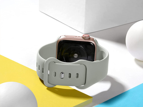 Alogy Sports Rubber Strap für Apple Watch 42/44/45 / 49mm Grau