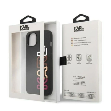Handyschutzhülle Karl Lagerfeld KLHCP13SPCOBK für Apple iPhone 13 Mini 5.4" schwarz/schwarz Hardcase Multipink Marke