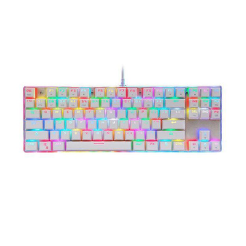Mechanische Gaming-Tastatur Motospeed K87S RGB (weiß)