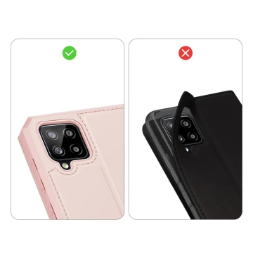 DUX DUCIS Skin X Holster Cover mit Flip Cover für Samsung Galaxy A42 5G pink