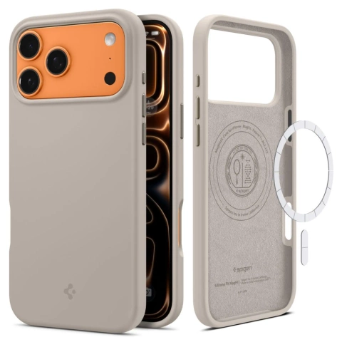 Etui Ochronne do iPhone 17 Pro Max Spigen Silicone Fit Mag MagSafe Stone