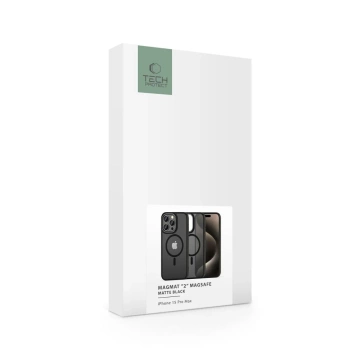 Etui Magmat „2“ Magsafe für Apple iPhone 15 Pro Max Mattschwarz