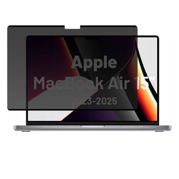 Magnetische Sichtschutzfolie für MacBook Air 15" (2023–2025) – Sichtschutz, einfache Installation, Aufbewahrungsabdeckung, Blendschutz – Alogy SecureView™