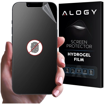 „MATTE“-Folie für Apple iPhone 14 Plus Hydrogel Alogy HydroSkin Matte Pro™ Display für „FINGERPRINT FREE“-Hülle