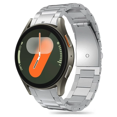 Bransoleta Stainless do Samsung Galaxy Watch 4 / 5 / 5 Pro / 6 / 7 Silver