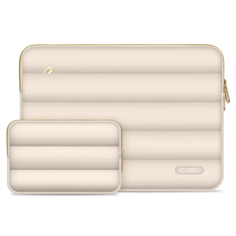Etui Tech-Protect Puffy 13-14" Sand + Mini Pokrowiec