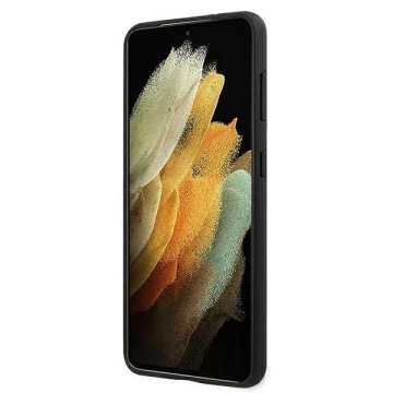 Etui BMW BMHCS21MCABBK für Samsung Galaxy S21 Plus G996 Hardcase M Collection PU Carbon
