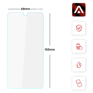 Gehärtetes Glas für Samsung Galaxy A35/A55 5G Displayschutzglas 9H Alogy Pro