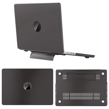 Alogy ProStand™ matte Hülle mit Ständer für MacBook Air 13,3" (A1932/A2179/A2337) Schwarz
