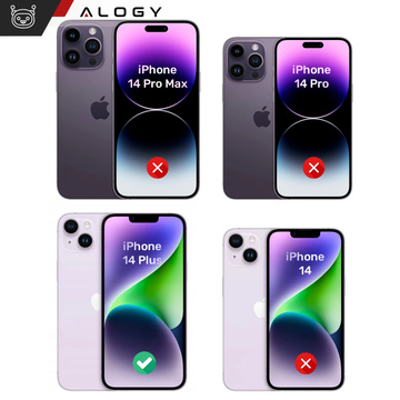 Hülle für iPhone 14 Plus MagSafe Matt Case Cover Matte Alogy Ring Armored Phone Case Marineblau