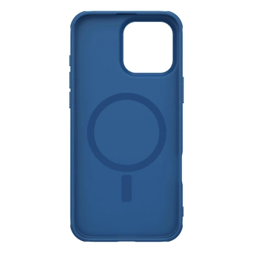 iPhone 16 Pro Hülle Nillkin Magnetic Frosted Shield Blau