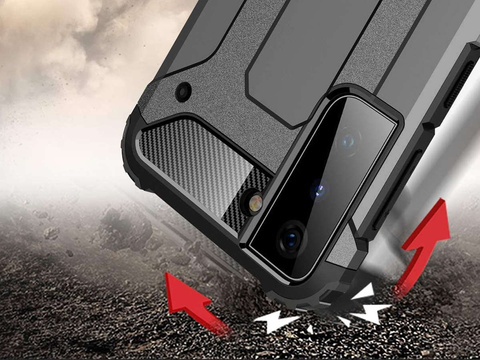 Alogy Hard Armor Hülle für Samsung Galaxy S21 Plus grau