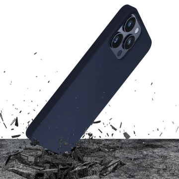Etui 3mk Silikonhülle Dark Navy für Apple iPhone 16 Pro