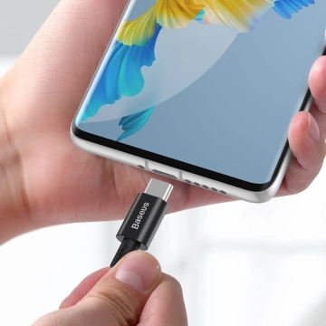 Baseus Superior Kabel USB Typ C - USB Typ C Kabel Schnellladung Quick Charge / Power Delivery / FCP 100W 5A 20V 2m schwarz (CATYS-C01)