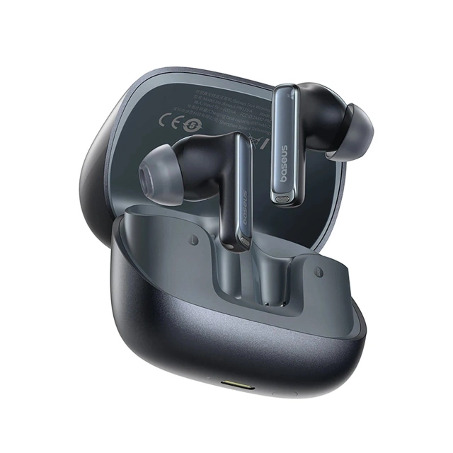 Słuchawki Baseus Bowie M2s Ultra TWS z ekranem LCD – czarne