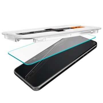 2x Panzerglas Schutzfolie Spigen Glas.Tr "EZ FIT" für Samsung Galaxy S23 Plus Klar