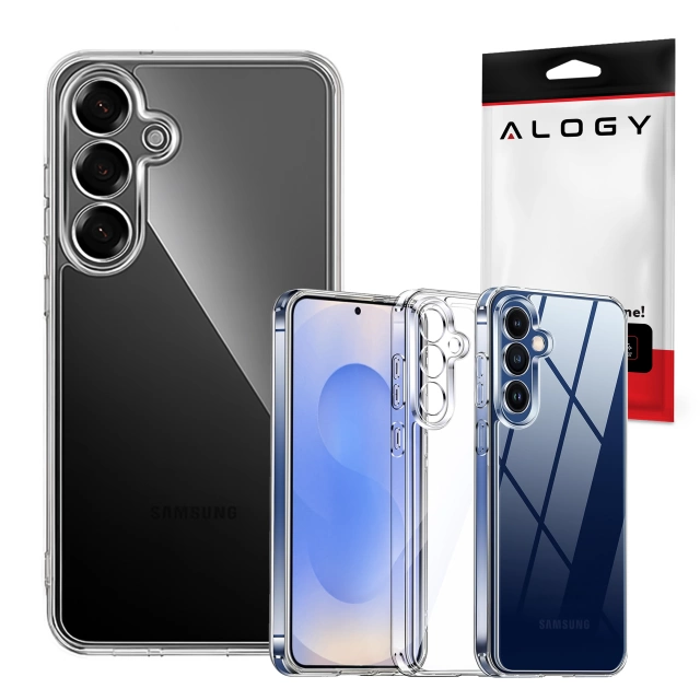 Etui Przezroczyste do Samsung Galaxy S25, Podwyższone Krawędzie, Idealne Dopasowanie, PC + TPU, Alogy HybridShield™ Case