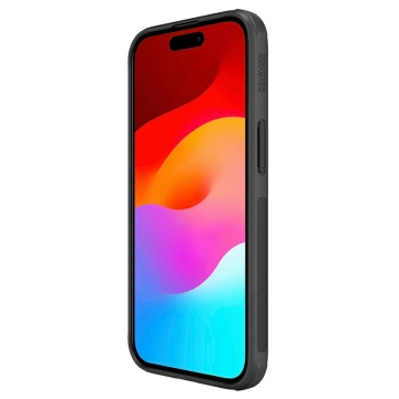 Nillkin Super Frosted Shield Pro verstärkte Hülle für iPhone 15 Plus – Schwarz