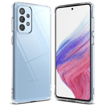 Ringke Fusion TPU-Hülle mit Rahmen für Samsung Galaxy A73 transparent