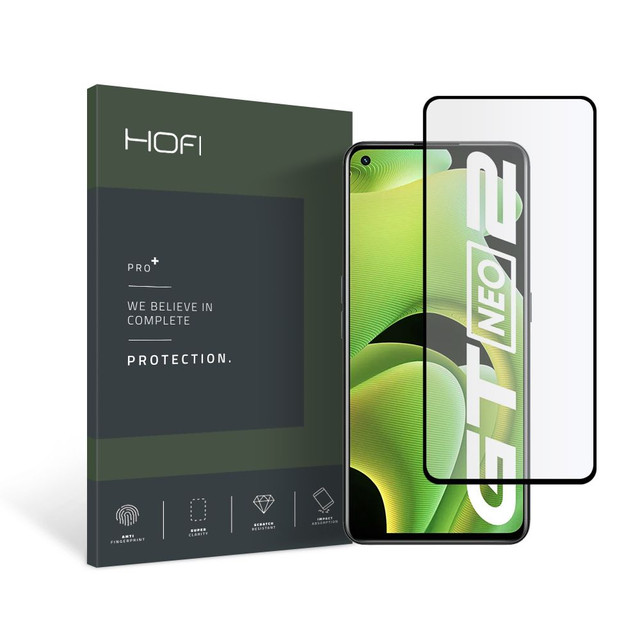 Hofi Glass Pro Panzerglas für Realme GT Neo 2 Schwarz