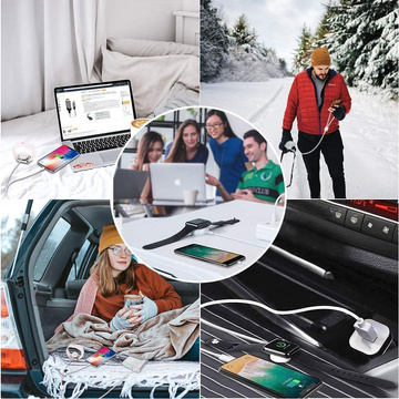 Induktives Ladekabel 150cm UltraBoost 2in1 Magnetisches Ladekabel