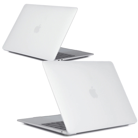 Etui Alogy Hard Case mat do Apple MacBook – Air 13 2021 2020 M1 2019 2018 A2337 A2179 A1932 Biały