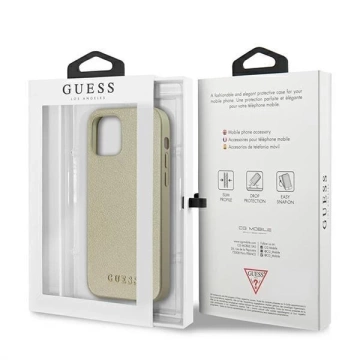 Guess GUHCP12LIGLGO iPhone 12 Pro Max 6,7" złoty/gold Hardcase Iridescent
