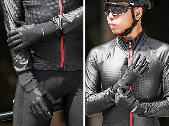 Rękawiczki rowerowe XL RockBros rękawice na rower S208-XL Czarne