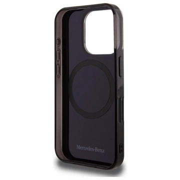 Mercedes-Hülle für iPhone 16 Pro Max 6,9 Zoll, schwarzes Hardcase MB Double Layer BiColor MagSafe
