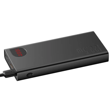 Baseus Adaman Metal Powerbank, 20000mAh, 22,5W (schwarz)