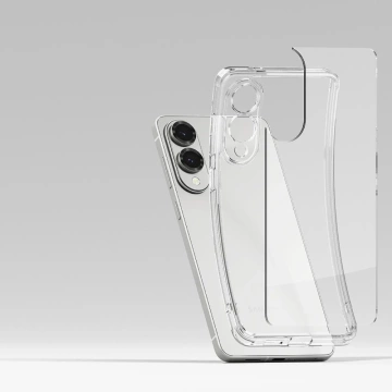 Etui für Samsung Galaxy S25 Edge Ringke Fusion Clear Military Grade