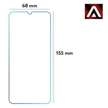 9h Alogy Tempered Glass Schutzglas Displayschutzfolie für Vivo Y21s / Y33s / Y21