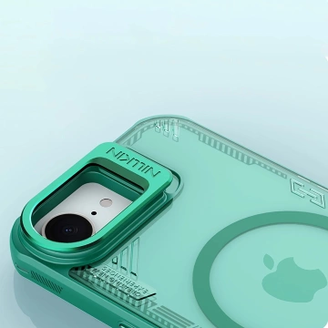 iPhone 16e Hülle Nillkin Iceblade MagSafe Stand Grün