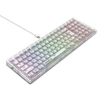 Havit KB875L mechanische Gaming-Tastatur, transparent