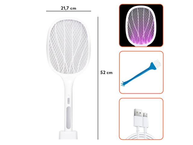 Lampa owadobójcza 6 LED UV Alogy przenośna łapka na owady insekty Biała