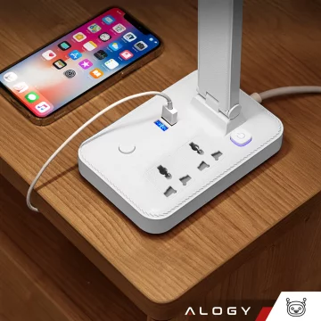 HUB-Splitter Alogy-Adapter für Computer-Laptop mit USB-C auf 3x USB-A 2.0 1x USB-A 3.0 Grau