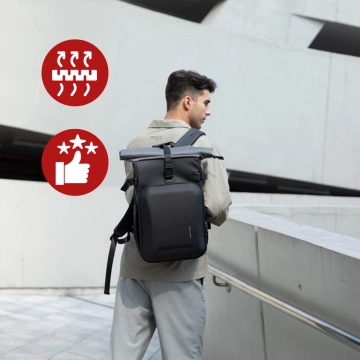 Mark Ryden Kamera- und Ausrüstungsrucksack, wasserdicht, 30 l Fassungsvermögen, stoßfestes EVA-Material, mit Fächern für Zubehör und einen 15,6-Zoll-Laptop (48 × 27 × 19 cm) – Schwarz