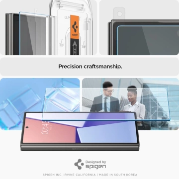 Spigen Glas.tR „Ez Fit“ gehärtetes Glas 2er-Pack für Samsung Galaxy Z Fold 6 Clear