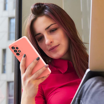 Schutzhülle Alogy Thin Soft Case für Samsung Galaxy A53 / A53 5G Rosa Glas
