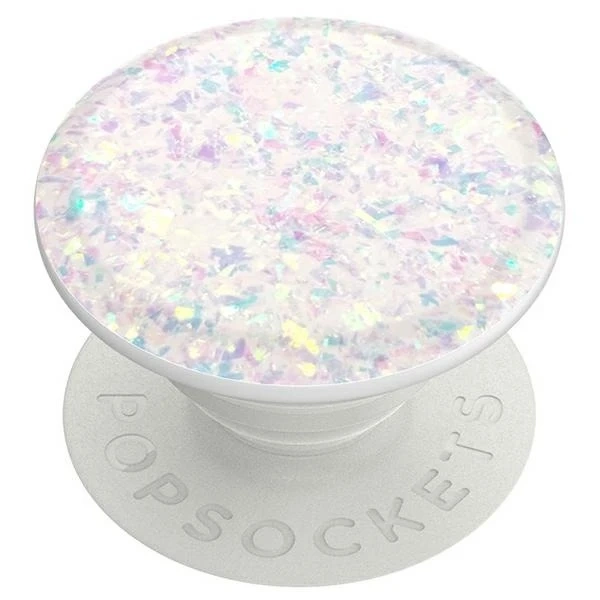 Popsockets 2 Telefonhalter und Ständer Iridescent Confetti White