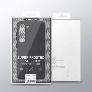 Etui Nillkin Super Frosted Shield Pro etui do Samsung Galaxy S23+ pancerny pokrowiec + podstawka na telefon czerwone