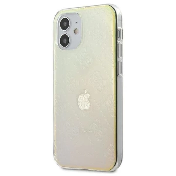 Guess GUHCP12S3D4GIRBL iPhone 12 mini 5,4" opalowy/irisescent hardcase 4G 3D Pattern Collection