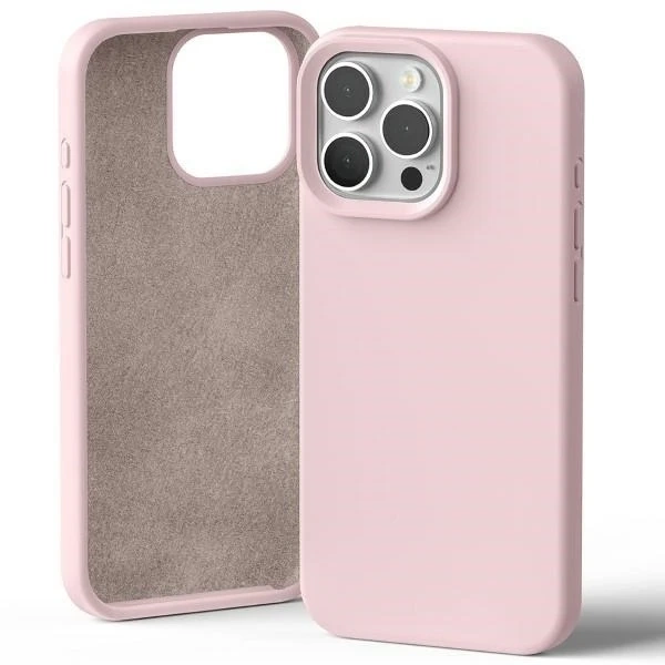 Mercury Silikonhülle für iPhone 16 Pro Max 6,9" Sandrosa